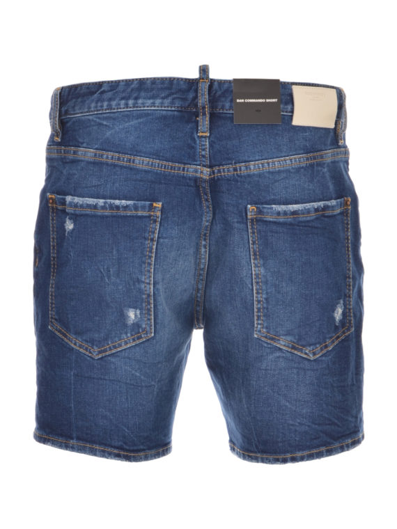 SHORT JEANS BLEU