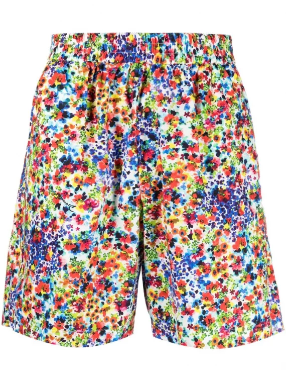 SHORT à FLEURS