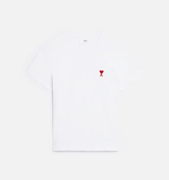 TSHIRT BLANC AMI DE COEUR ROUGE