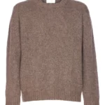 Pull en Laine Mérinos Marron NN07