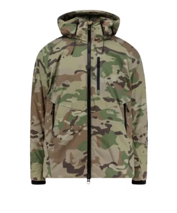 Doudoune bi-colore Camouflage/noir OUTHERE