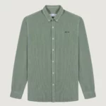 Chemise en Velours vert Brodé Tutto Bene MAISON LABICHE