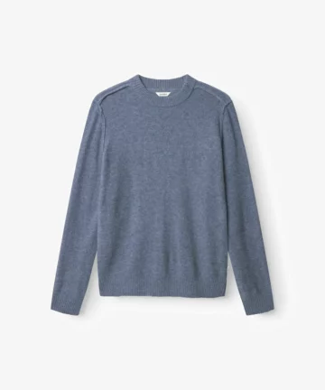 PULL EN LAINE MERINOS BLEU GABBA