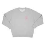 Sweatshirt Col Rond Gris BISOUS SKATEBOARD