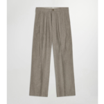 Pantalon décontracté chevrons marron mélangé NN07