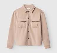 Surchemise en velours sable GABBA