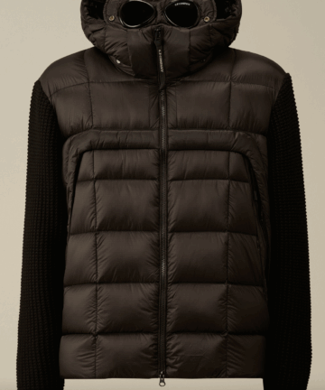 Veste bi-matière noire CP COMPANY