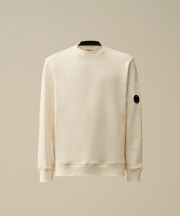 Sweatshirt Col Rond Blanc CP COMPANY