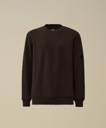 Sweatshirt Col Rond Noir CP COMPANY