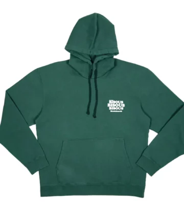 Sweat à Capuche Vert BISOUS SKATEBOARD