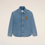 Surchemise Bleu Ami De Cœur En Crochet En Coton AMI PARIS