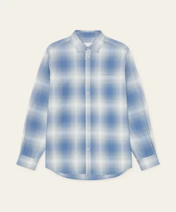 Chemise A Carreaux Bleu LES DEUX