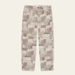 Pantalon En Jacquard Patchwork Texturé Beige LES DEUX