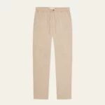 Pantalon Taille Elastiquée En Mélange De Lin Beige LES DEUX