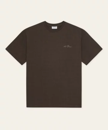 Tee-shirt En Coton Epais Marron LES DEUX