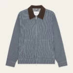 Veste Denim Rayée Bleu LES DEUX