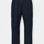 Pantalon Chino En Lin Marine NN07