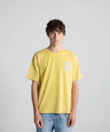 Tee-Shirt Unisexe Jaune BISOUS SKATEBOARDS