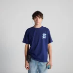 Tee-Shirt Bleu Royal BISOUS SKATEBOARDS