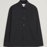 Surchemise Laine Et Tencel Noir NN07