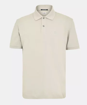 Polo En Coton Piquet Gris SERIES METROPOLIS CP COMPANY