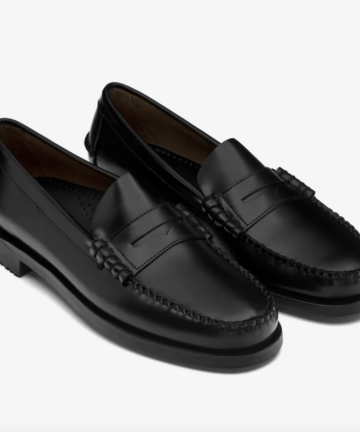 Mocassins cuir noir SEBAGO