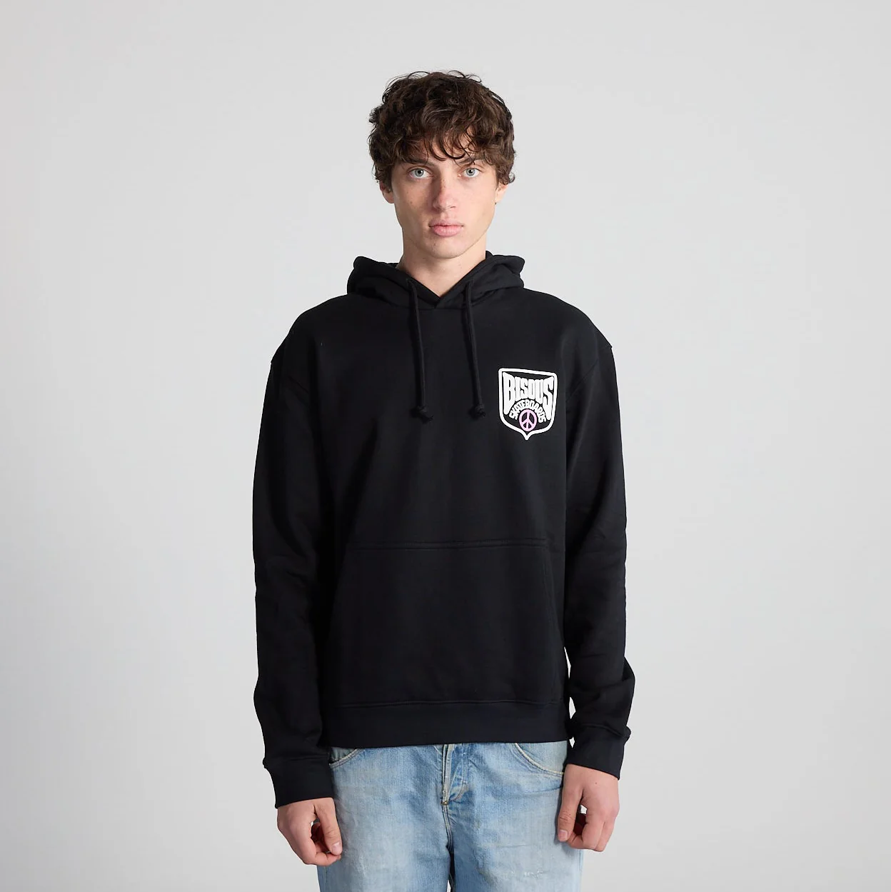 Hoodie-Blason-Balck-Front-M