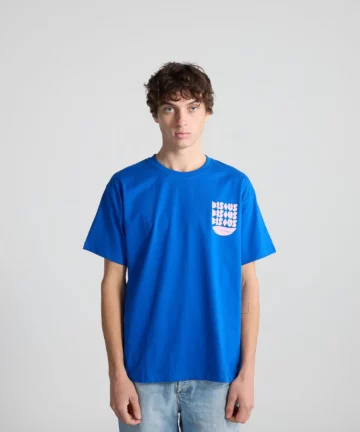 Tee-Shirt Unisexe Bleu Electrique BISOUS SKATEBOARDS