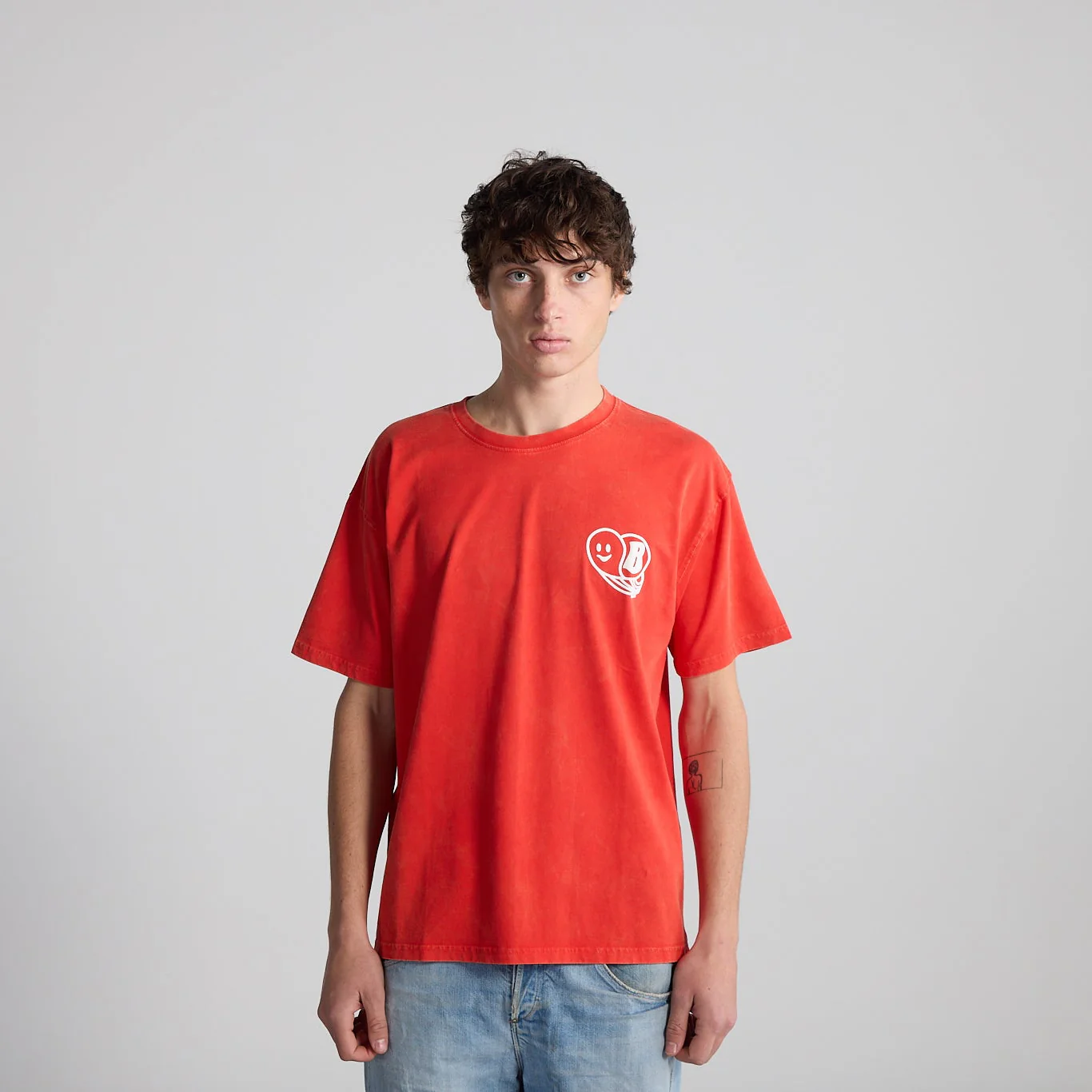 T-shirt-Escargot-Red-Front-M