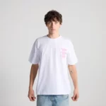 Tee-Shirt Unisexe Blanc BISOUS SKATEBOARDS