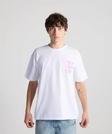 Tee-Shirt Unisexe Blanc BISOUS SKATEBOARDS