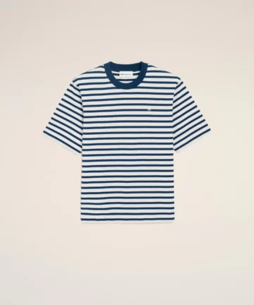 Tee-Shirt Marinière Marine Coupe Boxy AMI PARIS