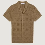 Chemise Beuret En Crochet Marron MAISON LABICHE