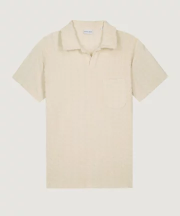 Polo En Eponge Ecru MAISON LABICHE