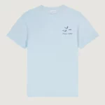 Tee-Shirt Brodé Sailor Boat Bleu MAISON LABICHE