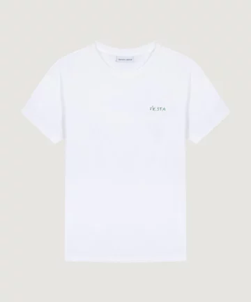 Tee-Shirt Popincourt FIESTA Blanc MAISON LABICHE