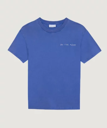 Tee-Shirt Popincourt ON THE ROAD Bleu MAISON LABICHE
