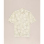 Chemisette Légère Motif Floral Ivoire NN07