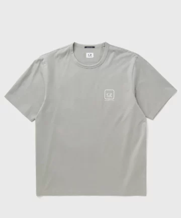 Tee-Shirt En Jersey Mercerisé Gris SERIES METROPOLIS CP COMPANY