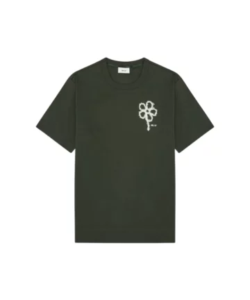 Tee-Shirt En Jersey Mercerisé Vert NN07