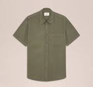 Chemise Fluide En Viscose Kaki NN07