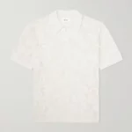 Polo En Coton Ajouré Ivoire NN07