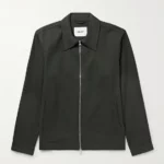 Veste Zippée Vert Foncé NN07