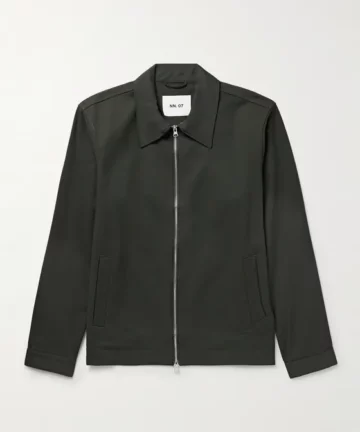 Veste Zippée Vert Foncé NN07
