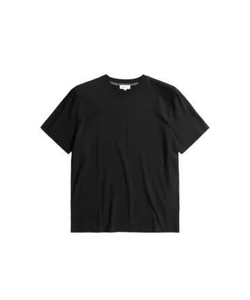T-shirt en crêpe de coton Nordborg Noir NORSE PROJECTS