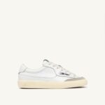 Baskets Windscape En Cuir Blanc AUTRY