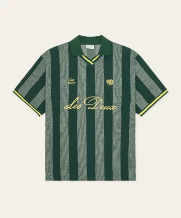 Maillot De Football En Tissu Jacquard Vert LES DEUX