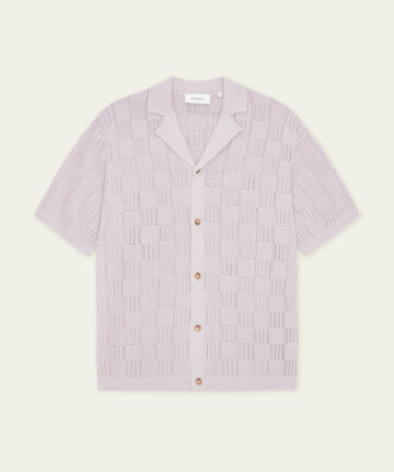 Chemise En Tricot De Coton Violet LES DEUX