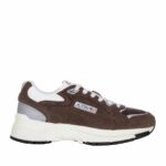 Baskets Hyperway En Mesh Et Daim Marron AUTRY