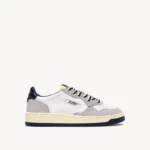 Baskets Medalist En Daim Et Cuir Gris Et Bleu AUTRY